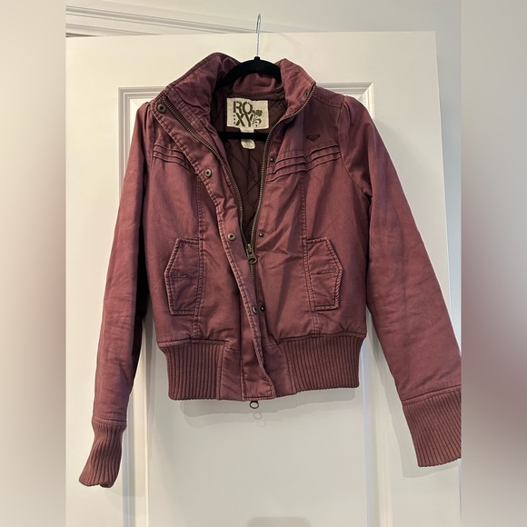 Roxy Plum Fall/Spring Jacket Size S - Picture 1 of 8